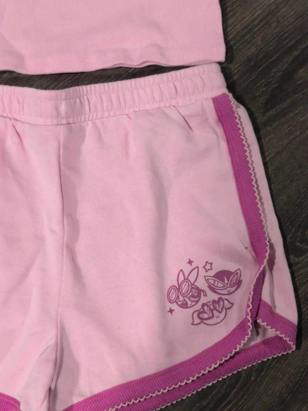 The Powerpuff Girls Graphic Tank Top and Matching Shorts Set, 2-Piece L 10/12